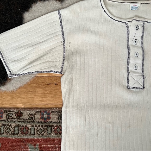 Vintage Coors Ribbed Henley - Picture 2 of 9